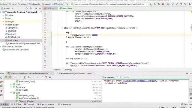 Tokopedia Testing Framework - Automate Test in Web смотреть онлайн