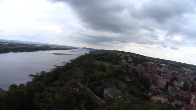 Grudziądz, panorama miasta z zamku krzyżackiego смотреть онлайн