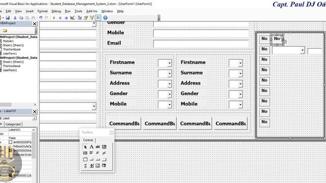 How to Create Student Database Management System in Excel Using VBA - Part 1 of 3 смотреть онлайн