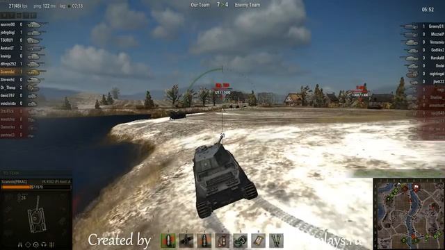 WOT: Erlenberg - VK 4502 (P) Ausf. A - 6 frags - Top Gun, смотреть онлайн