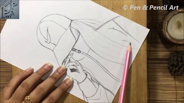 Hidden Face Drawing of Girl Pencil Sketch // How to Draw a Girl with Cap Step by Step смотреть онлайн