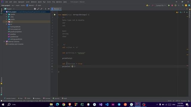 Kotlin | Data type part 2 Char and String and Boolean | شرح كوتلن بالعربي смотреть онлайн