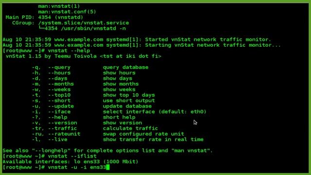 How To install vnStat and use vnStati on CentOS 7.3 смотреть онлайн