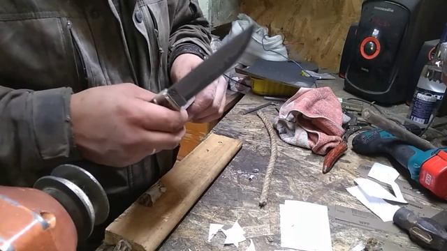 Тест клинка из 3х сложного ламината, где центр хвг работает 40х13 смотреть онлайн