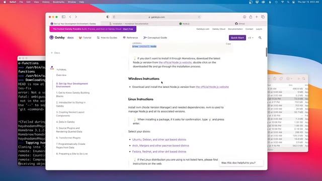 Installing Gatsby JS Live смотреть онлайн