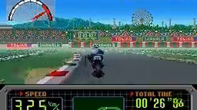 GP-1 【SNES/SFC】 ATLUS - INTRO - GAMEPLAY - SUPER FAMICOM - 1993 смотреть онлайн