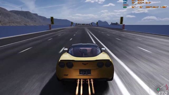 Corvette C6 427 V8 Small Block Cross Plane making 5700 HP and 5500 TQ Assetto Corsa Special Route смотреть онлайн