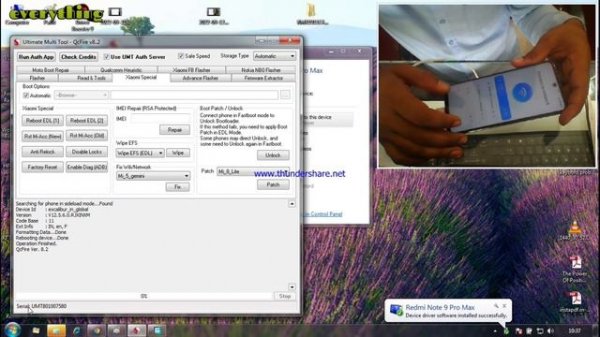Redmi Note 9Pro Max Password Frp Unlook By Umt / Auth Phone Unlook Very Eusy For New Update