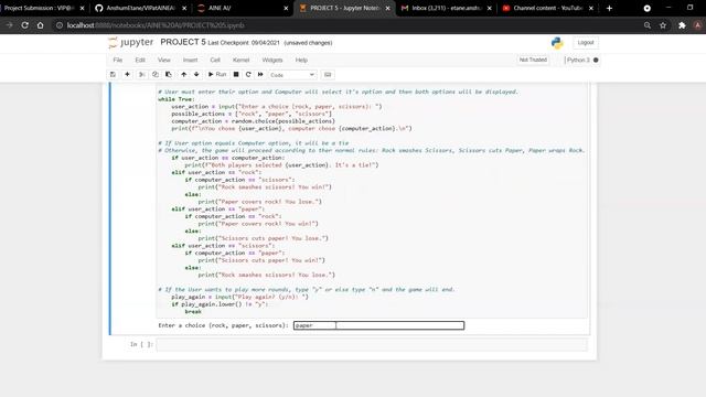# VIPatAINEAI - Project 5 : Essentials of Python Programming смотреть онлайн
