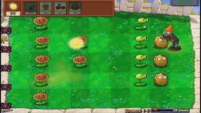 Игра Растения против зомби от Фаника Plants vs zombies 1. смотреть онлайн
