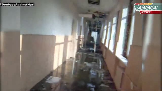 Новое. Донецк. Сгоревшая школа. 29.08.2014. смотреть онлайн