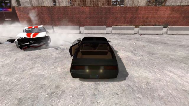 BeamNG drive - KITT Crashing Cars in Destruction Derby #18 смотреть онлайн