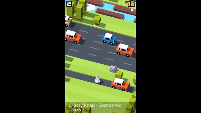 Crossy Road - Затягивающая аркада на Android(Обзор/Review) смотреть онлайн
