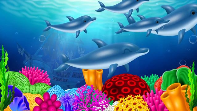 Relaxing Music for Babies and Animation Fish: Baby Lullaby / Sleep Music смотреть онлайн