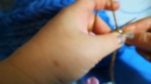 МК шапка - кубанка на двух спицах. Начало процесса с 1-7ряд