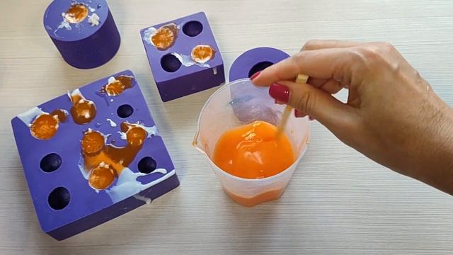 Мандаринки из мыла ручной работы - Силиконовые формы от ТакКруто - Подготовка к Новому году! смотреть онлайн