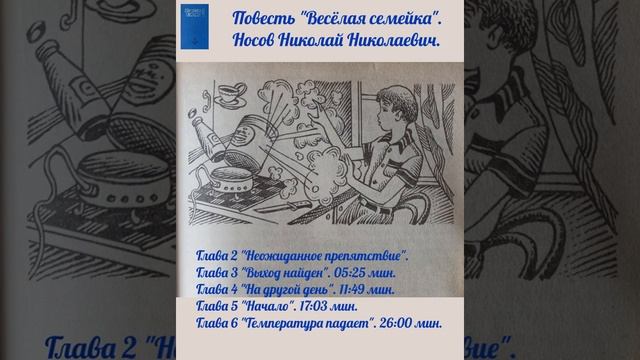 Главы 2 по 6. Повесть "Весёлая семейка". Носов Николай Николаевич. смотреть онлайн