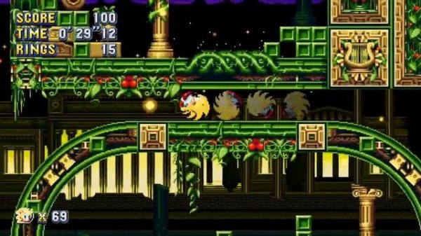 Sonic Mania Megadrive-Styled Zone Medley