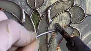 Образцы витражей Тиффани. Обмотка фольгой. Пайка. Протяжка. Патина.