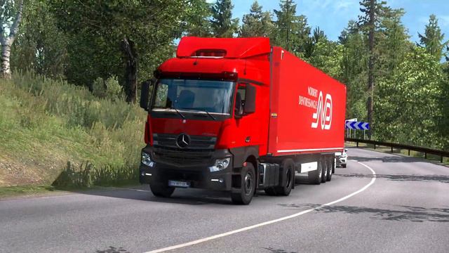 ets2 1.37 mods | Mercedes Actros | Grand Utopia v1.8 | Euro Truck Simulator 2 смотреть онлайн