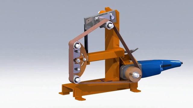 Самодельный ленточный гриндер из болгарки (УШМ 230). Своими руками. Belt Grinder смотреть онлайн