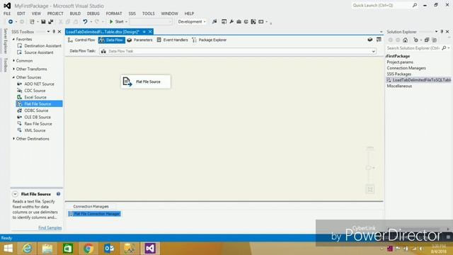 SSIS Tutorial Part-1 How to Load Tab Delimited File To SQL Table in SSIS Package || SSIS In Hindi смотреть онлайн