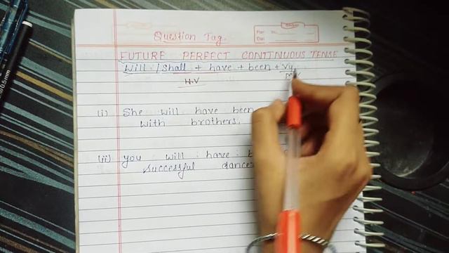 Questions tag (future perfect continuous tense) with structure of tense . смотреть онлайн
