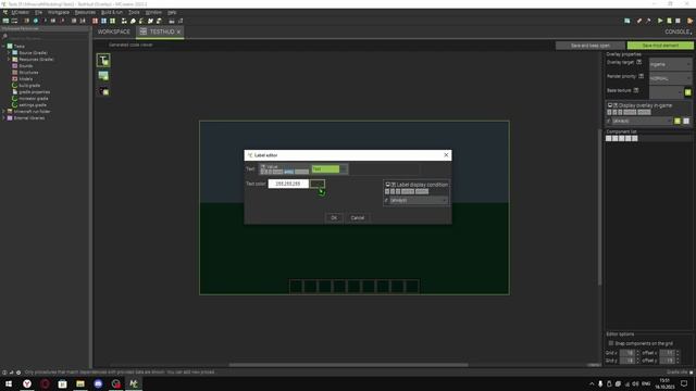 Вывод ПЕРЕМЕННЫХ на Оверлей HUD или GUI в MCreator 2023 смотреть онлайн