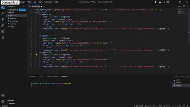 Make Easy and simple Calculator through Python || A quick project for beginners смотреть онлайн