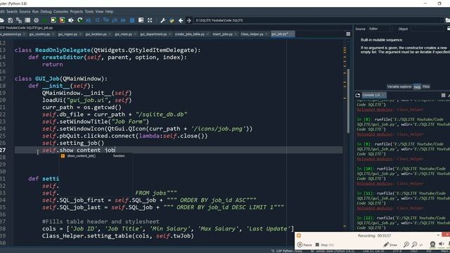 FULL PROJECT: SQLITE dan PYQT (Python GUI) Untuk Pemula: PART 8 смотреть онлайн