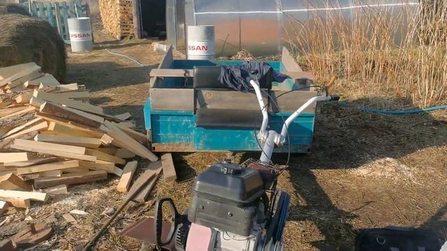 Спортивные девочки едут к Алене в гости // Ремонт мотоблока смотреть онлайн