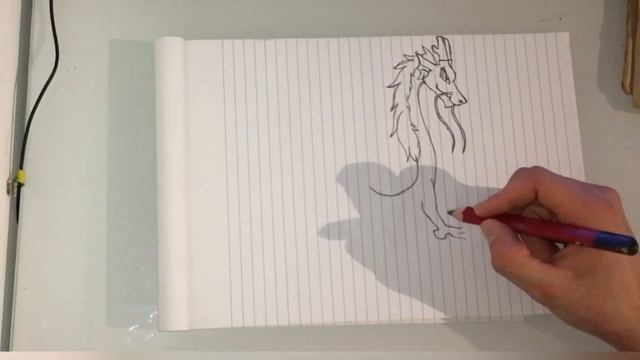 Как нарисовать Дракона ! Китайский Дракон ! How to draw a Dragon ! смотреть онлайн