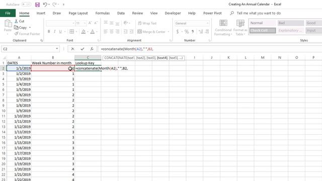 Create an annual Calendar in Excel - Step by Step Tutorial смотреть онлайн