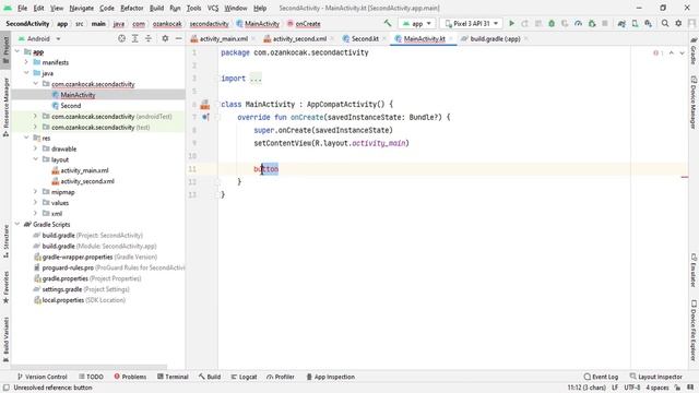 Android Mobil Programlama Dersleri Kotlin #23 Kotlin İkinci Aktivite смотреть онлайн