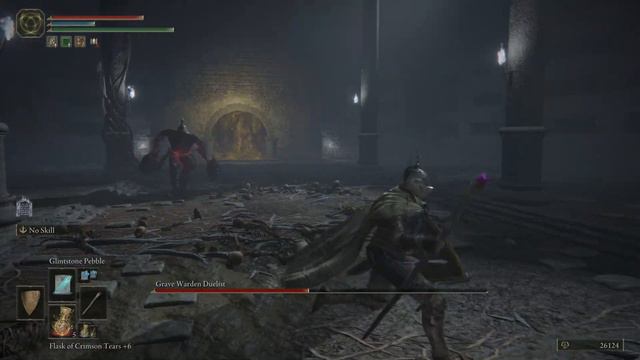 Elden Ring - Grave Warden Duelist Boss Fight (Murkwater Catacombs) смотреть онлайн