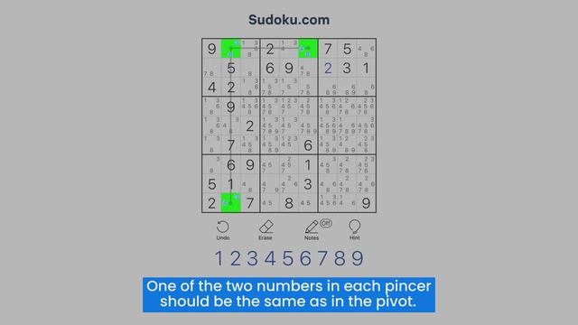 Y-wing (XY Wing) - an Advanced Sudoku technique смотреть онлайн