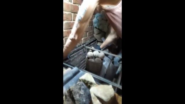 Банная печь ПарАвоз-доводим до кондиции.