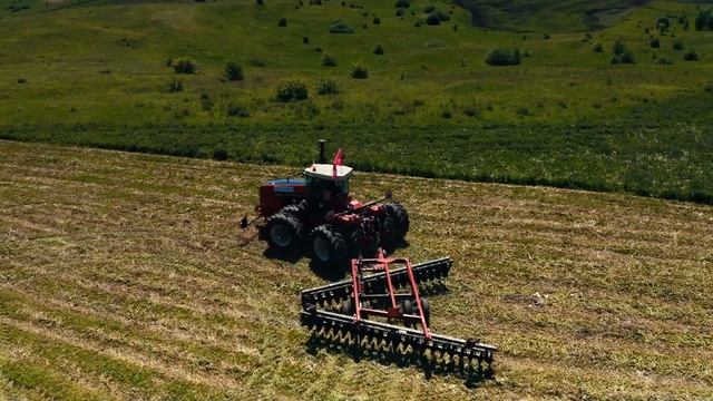 Офсетная дисковая борона DV 1000/600 - обработка почвы на глубину до 18 см смотреть онлайн