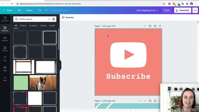 How to Add a Border to a Design in Canva смотреть онлайн