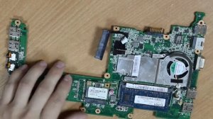 Acer Aspire One D270 - чистка от пыли (разборка, замена термопасты, сборка)