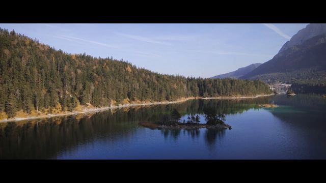 4K Cinematic drone video | Eibsee | Zugspitze | смотреть онлайн