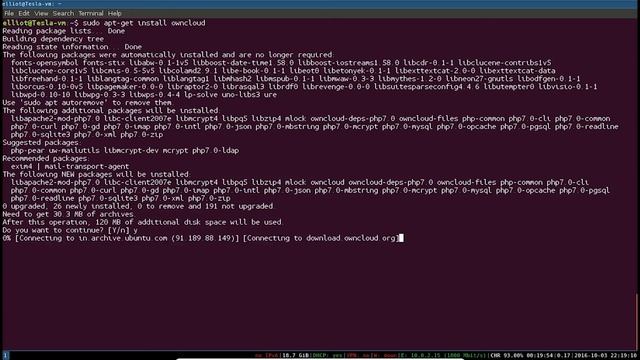 Installing Owncloud 9 on Ubuntu 16.04 LTS | 2016 смотреть онлайн