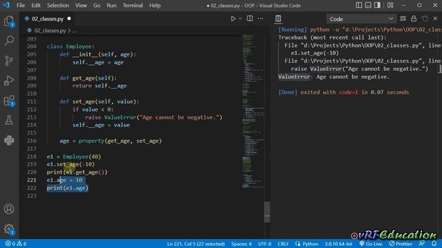 OOP in Python - 10 Property смотреть онлайн