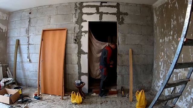 Монтаж временной двери #своимируками смотреть онлайн