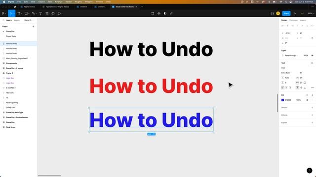 How to Undo in Figma смотреть онлайн