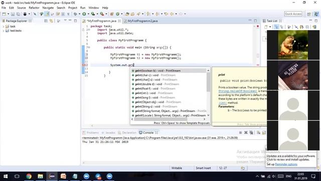 10 урок 2 часть. Java, дата и время, регулярные выражения, методы смотреть онлайн