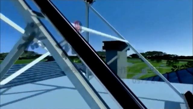 Монтаж солнечного коллектора на плоской крыше смотреть онлайн