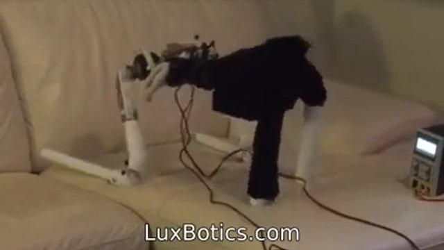 Older Humanoid Robot Prototyp Movement Testing 1