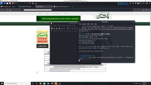 SQL ATTACK || HACKING WEBSITE USING "SQLMAP" || WEBSITE HACKING 2022 || HACKING LOGIN CREDENTIALS смотреть онлайн