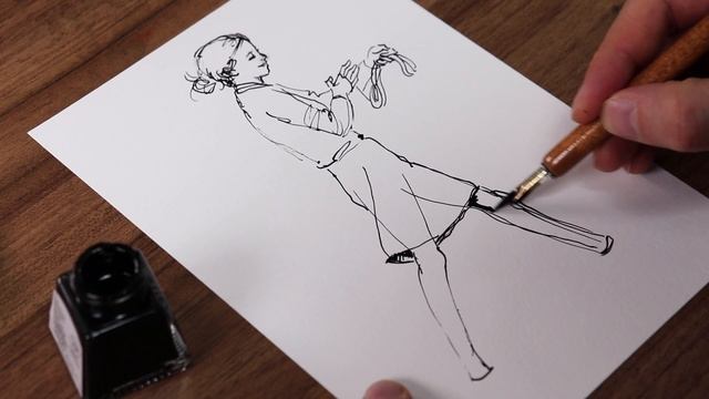 Dip Pen Drawing / Daily drawing смотреть онлайн